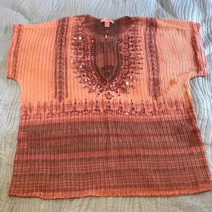 DressBarn Sequined Top. NWOT